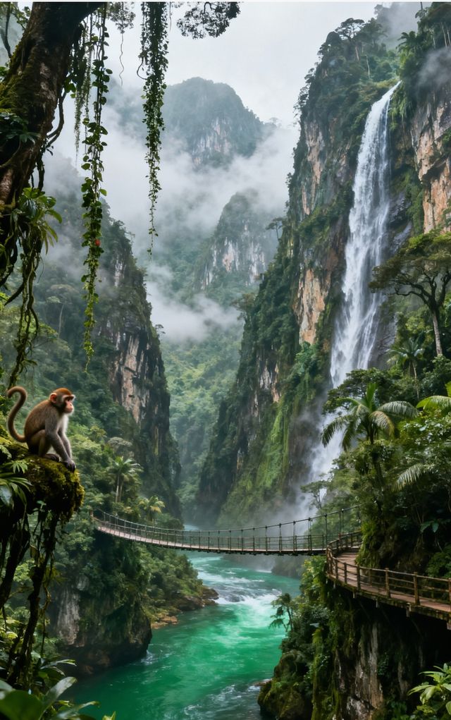 探秘侏羅紀般峽谷