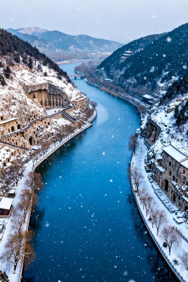 【龍門雪境|赴一場千年石窟的靜心之約】 【龍門雪境|赴一場千年石窟的靜心之約】