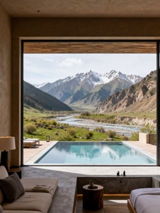 新疆五月度假酒店，住進雪山草原童話裡