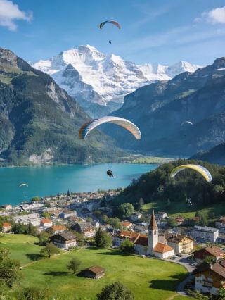 7 Days 5 Nights in France and Switzerland｜Visit 4 Stunning Small Towns Around Interlaken in One Day