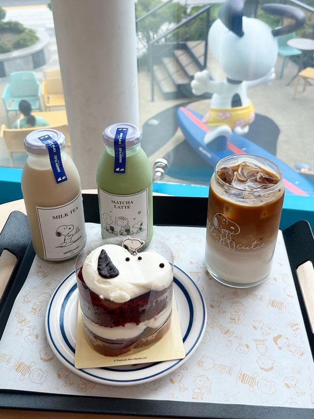 【釜山カフェ】海雲台の可愛いスヌーピーカフェ🐶🫶🏻