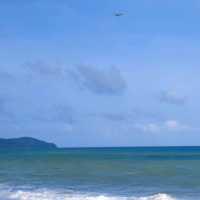 Romantic beach at Phuket airport 