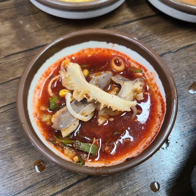 서귀포 안덕면 맛집)강풍해장국 - 산방산 현지인 내장탕 맛집