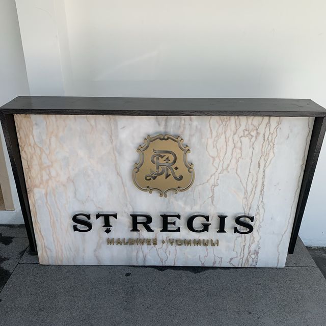 St Regis Maldives Arrival Experience 