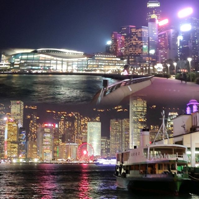 灣仔海濱長廊欣賞香港最美夜景👍