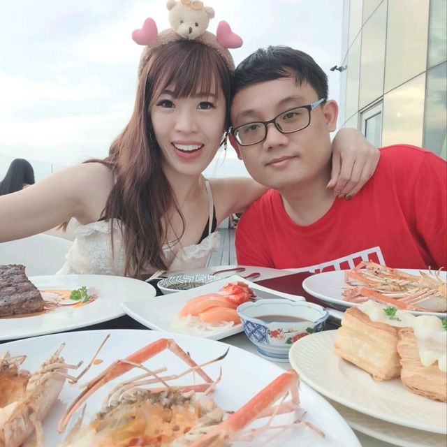 曼谷彩虹雲霄酒店Baiyoke Sky Hotel🩷高樓景觀餐廳享受佳餚與曼谷不夜城