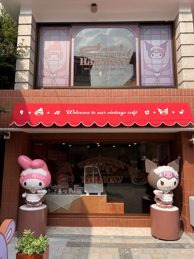 韓国/ソウル【望遠】6月にオープンしたばかり！かわいいマイメロカフェ🩷