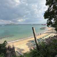 Superb view of the beach here!