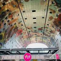 荷蘭🇳🇱鹿特丹 Rotterdam·知名特色設計建築🎨🌈 Markthal
