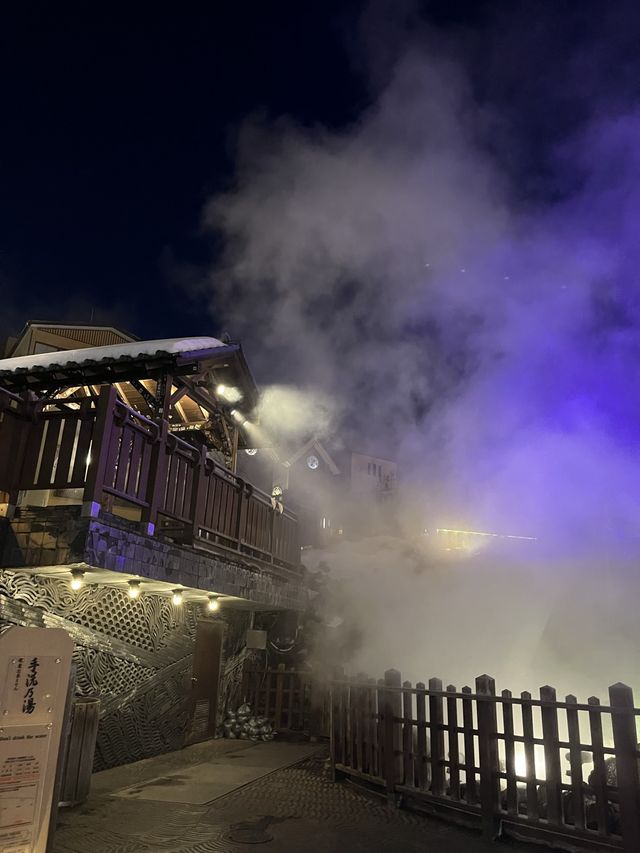 여긴 일본 최고의 온천마을!!현지 이자카야에서 닭꼬치 먹기 🫢❤️❤️