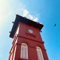 The iconic Red Clock Tower