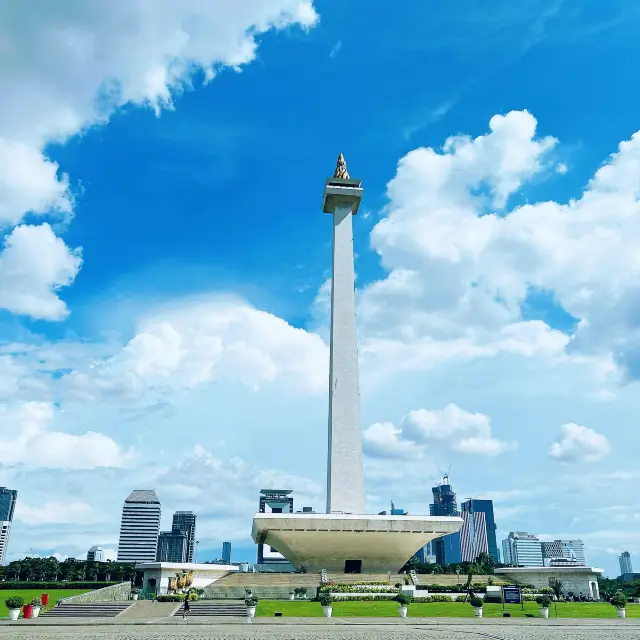 The National Monument of Indonesia, the first place to visit