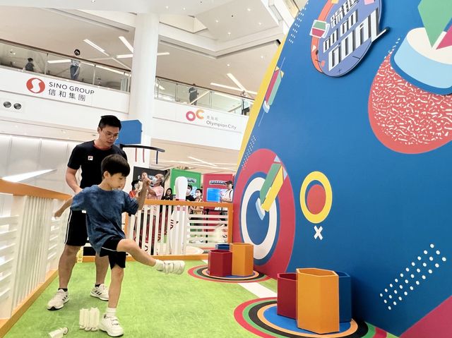 跟小朋友體驗運動的樂趣
