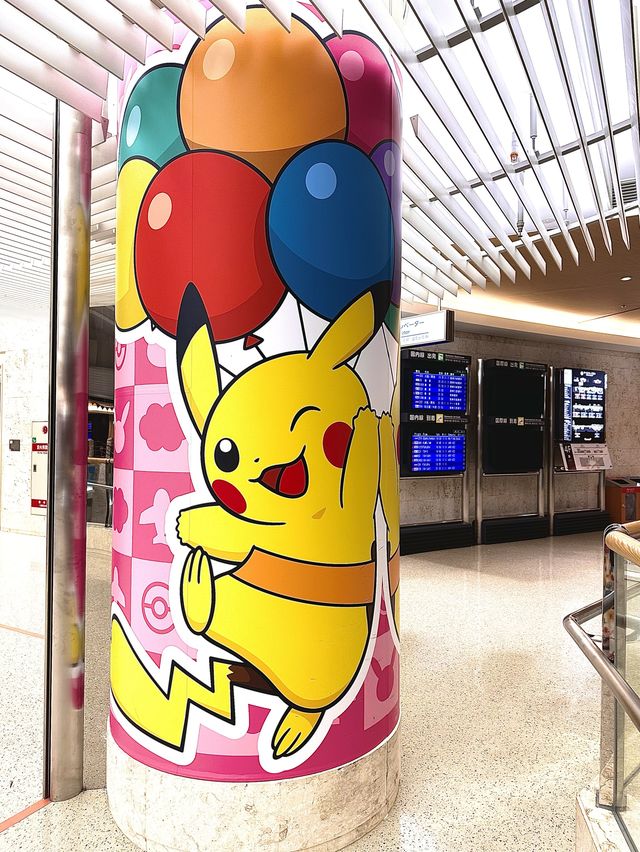 【沖縄/那覇空港】ポケモン仕様の空港を楽しもう！そらとぶピカチュウプロジェクト　