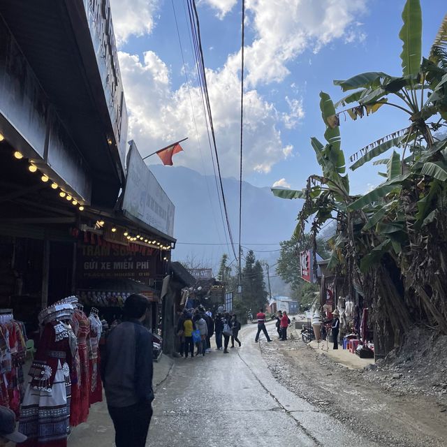 Sapa cat cat tourist area entrance 