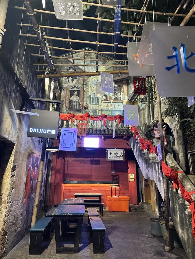 At ‘Little Demon Alley’ in The Evening