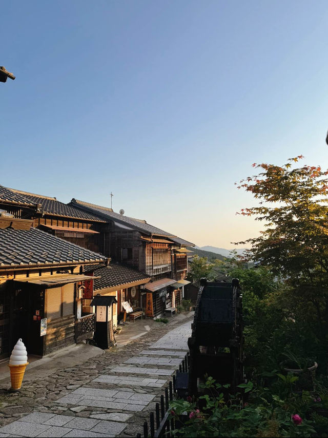 岐阜県中津川市の古い町並み