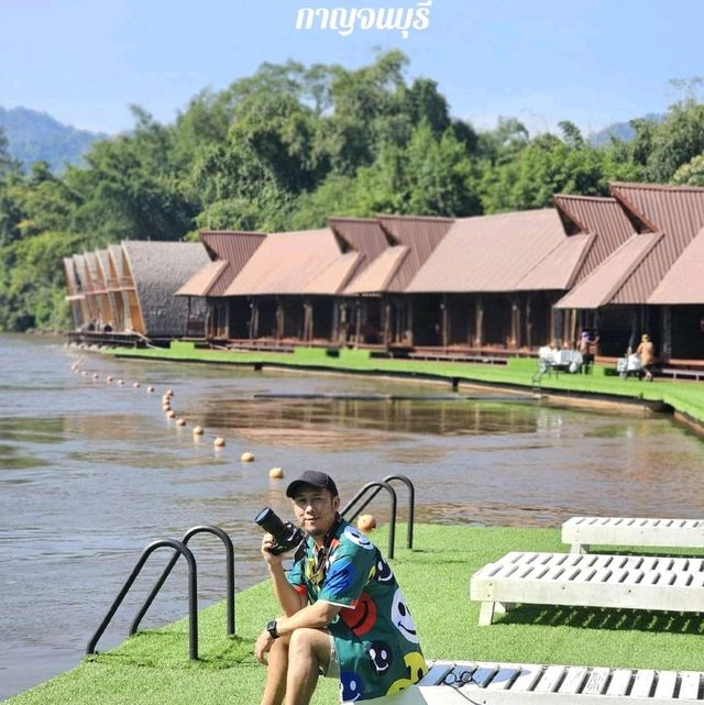 คนละ 1100 พักที่พักดีๆริมแม่น้ำ วิวหมอก กาญจนบุรี