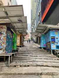 香港　香港観光　石板街 (Stone Slab Street)に行ってきた！