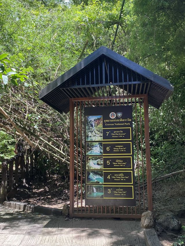 Seven Tiers of Waterfall in Kanchanaburi 🇹🇭