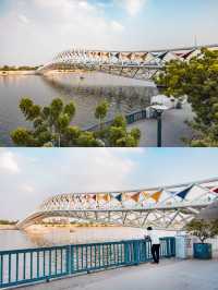 Atal Pedestrian Bridge สะพานข้ามแม่น้ำ Sabarmati