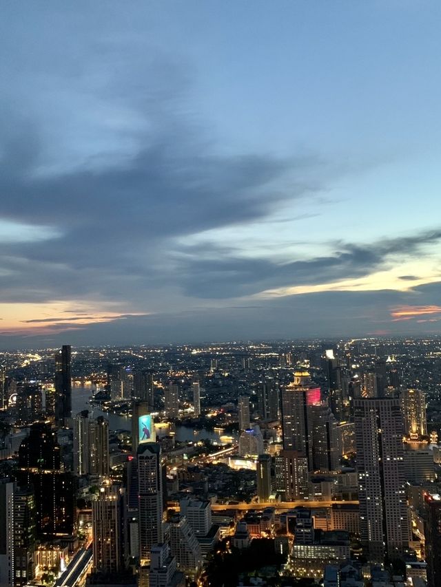 Stunning Skyline view of Bangkok City