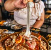 บุฟเฟ่ต์เจ้าดัง ในติ๊กต๊อก #Ajummagrill 