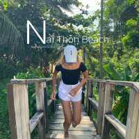 Go chilling at Naithhon Beach 🌴🌊