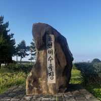 제주도 운치있는 바다 여행 표선해수욕장