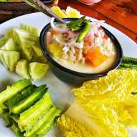 น้ำตกมวกเหล็ก ร้านเด็ด สระบุรี วิวน้ำตก 