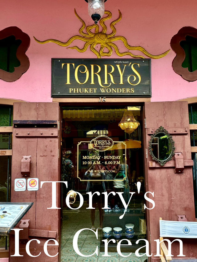 Torry’s ร้านไอศกรีมพรีเมียม ณ เมืองเก่าภูเก็ต