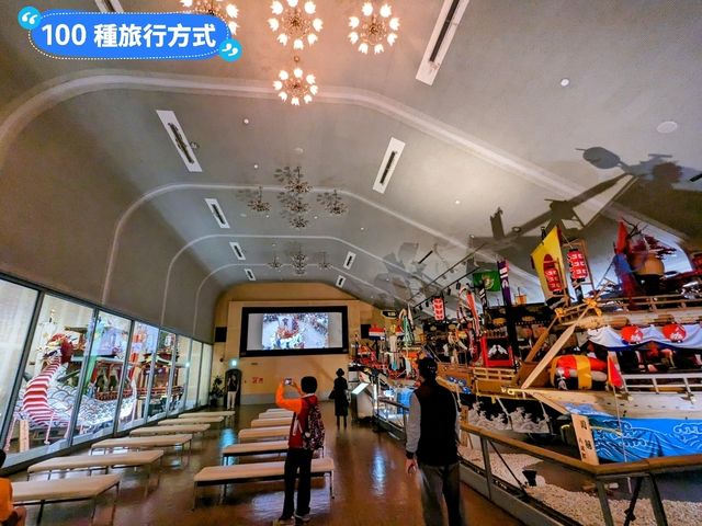 日本九州-猶如迎王船的祭船展：長崎傳統藝能館