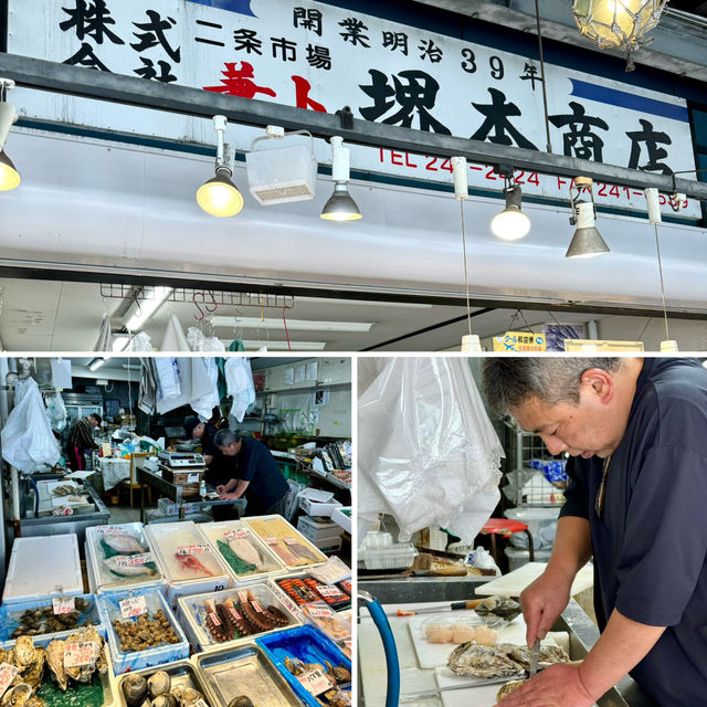 札幌二条市場-札幌美食薈萃，品嘗新鮮螃蟹、刺身及海鮮丼