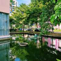 泰國曼谷大學校園景點:Ramkhamhaeng University，特色湖心廟宇建築，適合拍照📸打卡親子遊