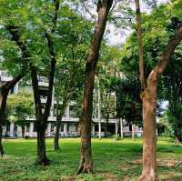 泰國曼谷大學校園景點:Ramkhamhaeng University，特色湖心廟宇建築，適合拍照📸打卡親子遊