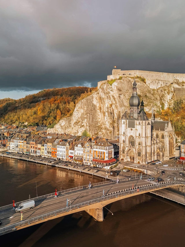 Town of dinant Belgium 