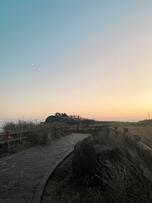 Scenic Coastal Trail in Seopjikoji, Jeju Island