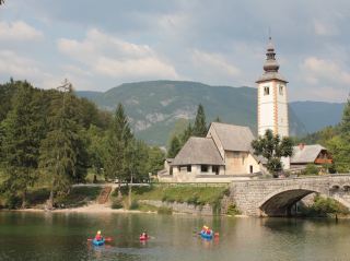 Kayaking Bliss on the Tranquil Waters of Lake Bohinj