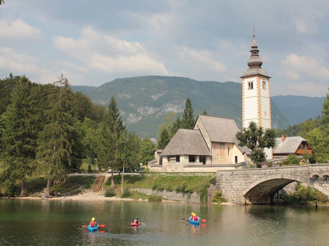 Kayaking Bliss on the Tranquil Waters of Lake Bohinj