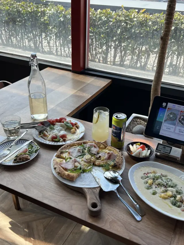 江陵餐廳Brother&Brother，美味披薩!!絕美景觀!!