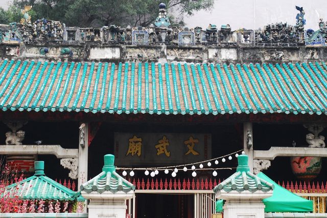 The Gods of Literature and War at Man Mo Temple in Sheung Wan