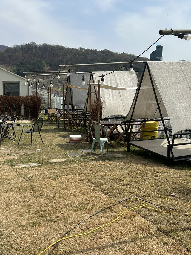 명암저수지 감성 뷰와 분위기, 청주 카페5에서 힐링 타임✨