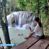 คลายร้อนที่ 🦋🌿น้ำตกเอราวัณ 🌿🦋