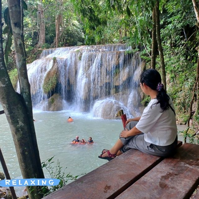 คลายร้อนที่ 🦋🌿น้ำตกเอราวัณ 🌿🦋