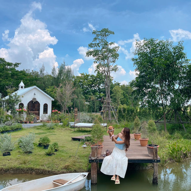 คาเฟ่ฟีลโรงนาสไตล์ยุโรปที่สระบุรี 🛖🌾