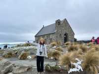紐西蘭南島｜一夜大雪後的 Tekapo，比想像中還浪漫