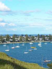 紐西蘭北島｜紐西蘭的藍，有一種叫 Tauranga｜小山丘看見漸層海灣