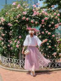 【品川】まるで都会のオアシス⁈バラが咲く癒しの公園