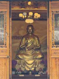 Serene temple next to busy Taikoo Li