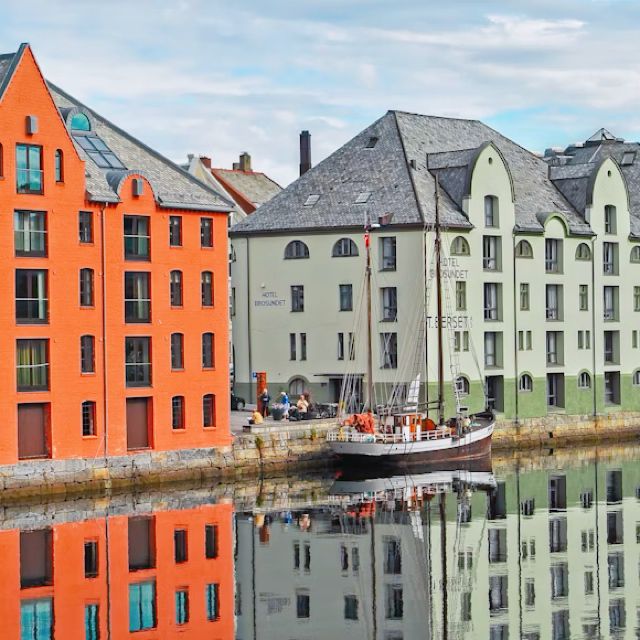 【ノルウェー北部の港町⚓️】オーレスン🇳🇴